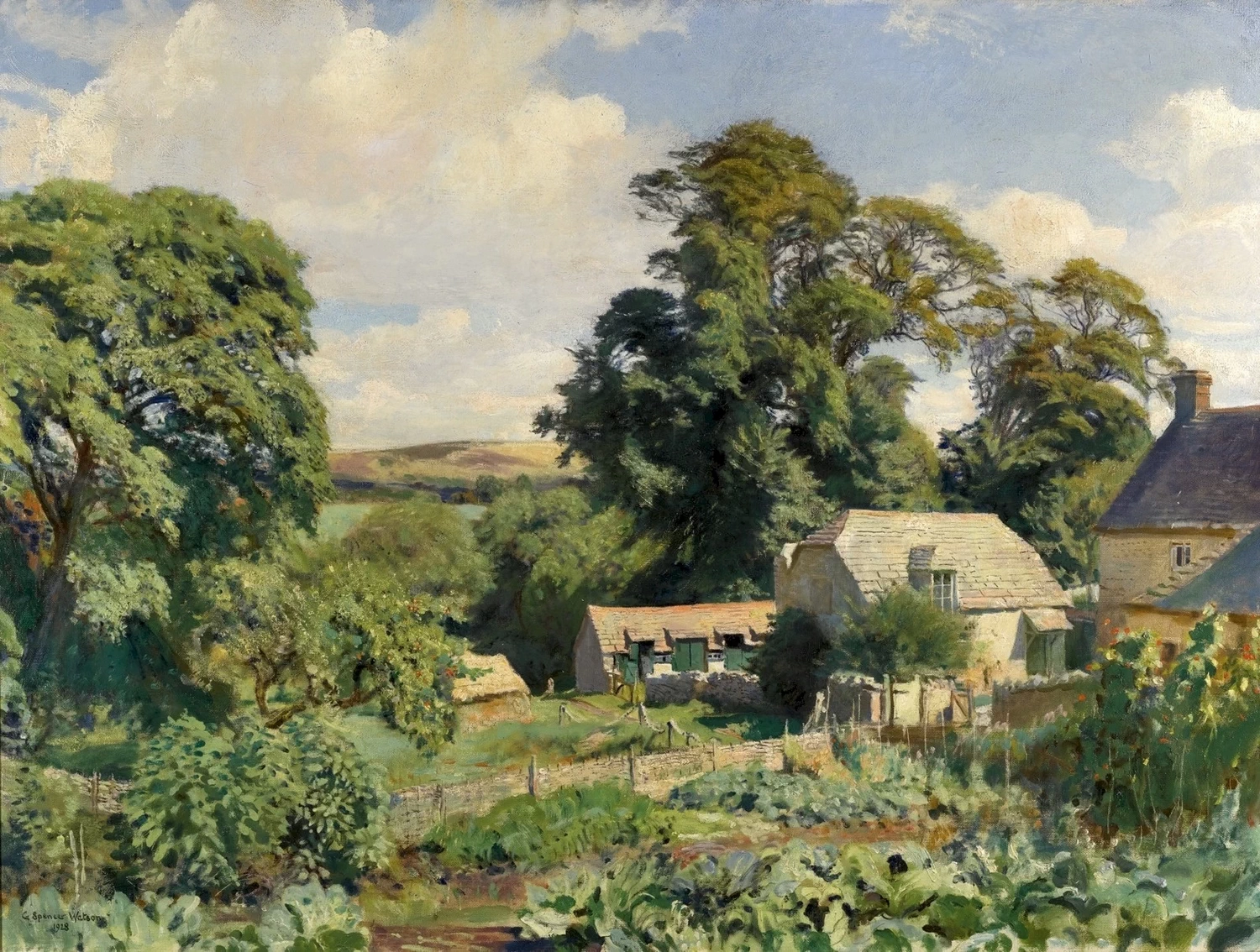 Il giardino del cottage, 1928